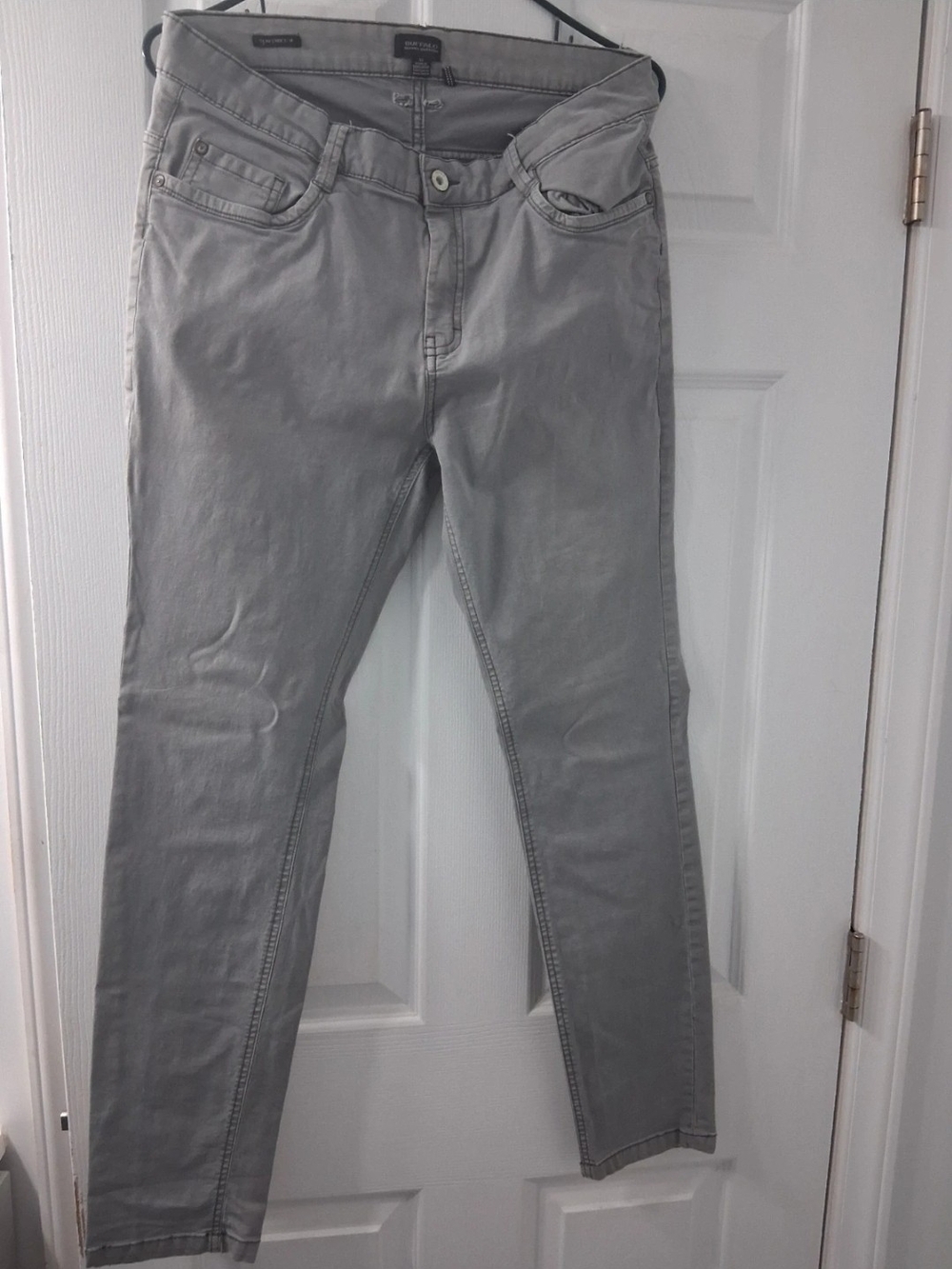 Buffalo David Bitton Slim Stretch Jeans in Gray